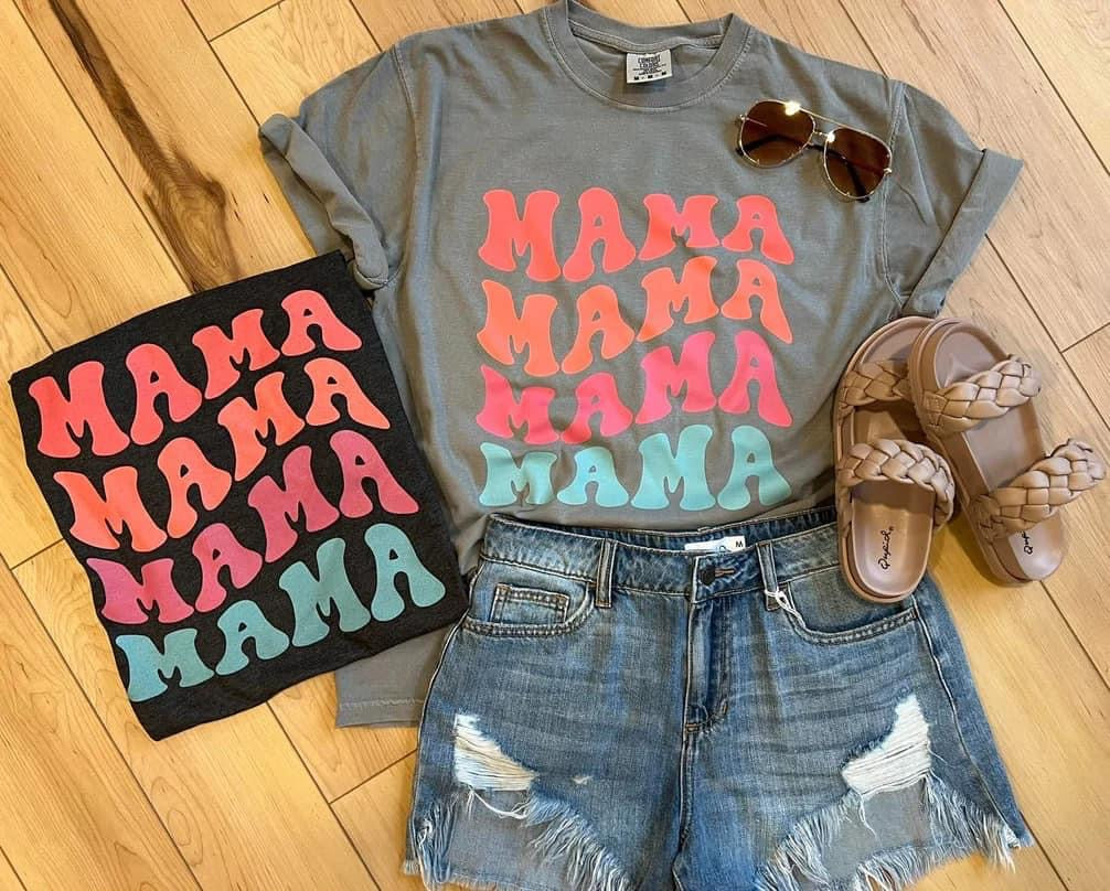 Light Grey Mama Tee