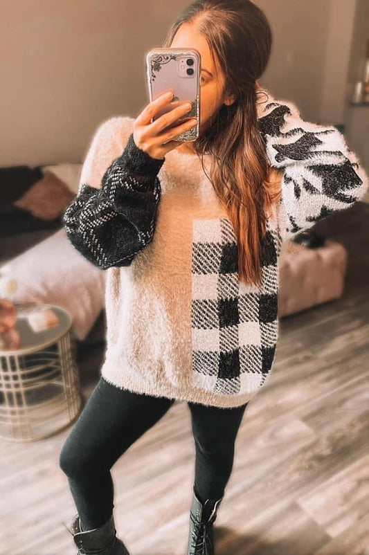 Plaid Sweater